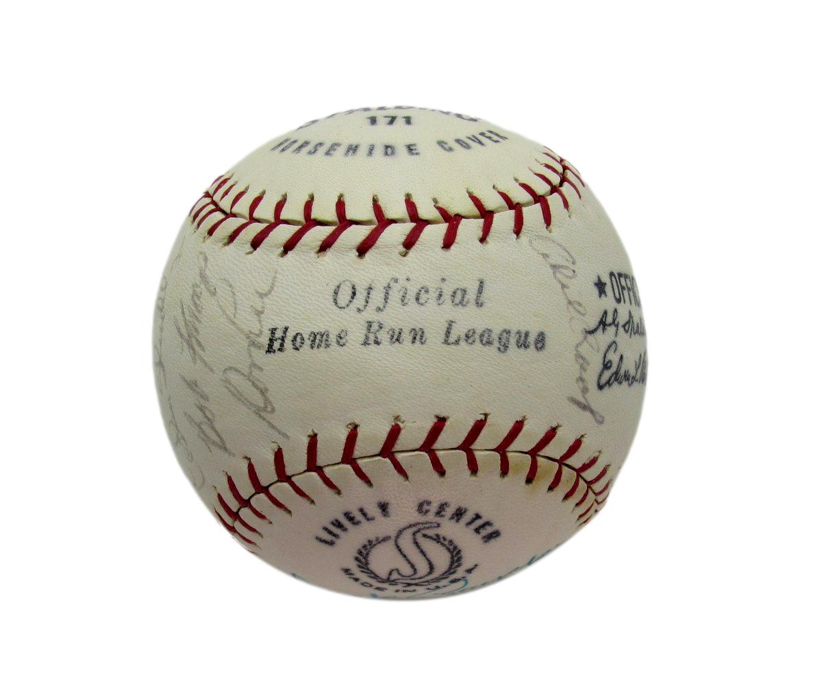 1965 Los Angeles Angels Team Signed Baseball (15) Dean Chance Jim Fregosi 193604