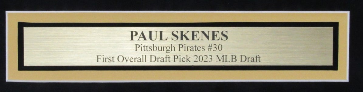 Paul Skenes Signed/Autographed 16x20 Photo Framed Pirates MLB Holo 193914