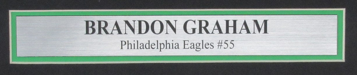 Brandon Graham Signed/Auto 11x14 Photo Philadelphia Eagles Framed Beckett 193919