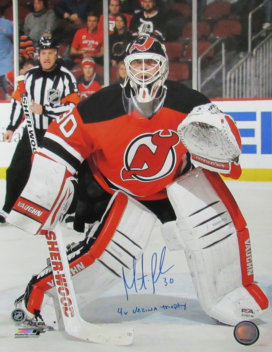 Martin Brodeur HOF Signed/Inscribed 11x14 Photo New Jersey Devils PSA/DNA 193930