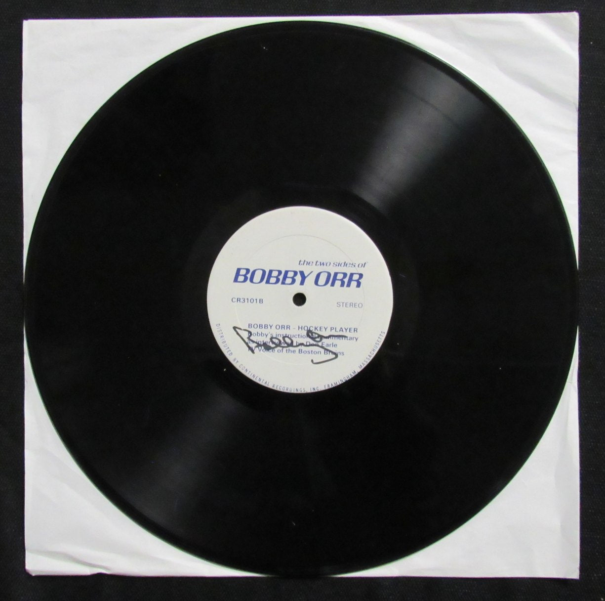 Bobby Orr HOF Signed "The Two Sides of Bobby Orr" Record Bruins PSA/DNA 193942