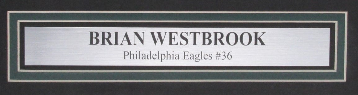 Brian Westbrook Signed/Auto 16x20 Photo Framed Philadelphia Eagles Beckett 193991