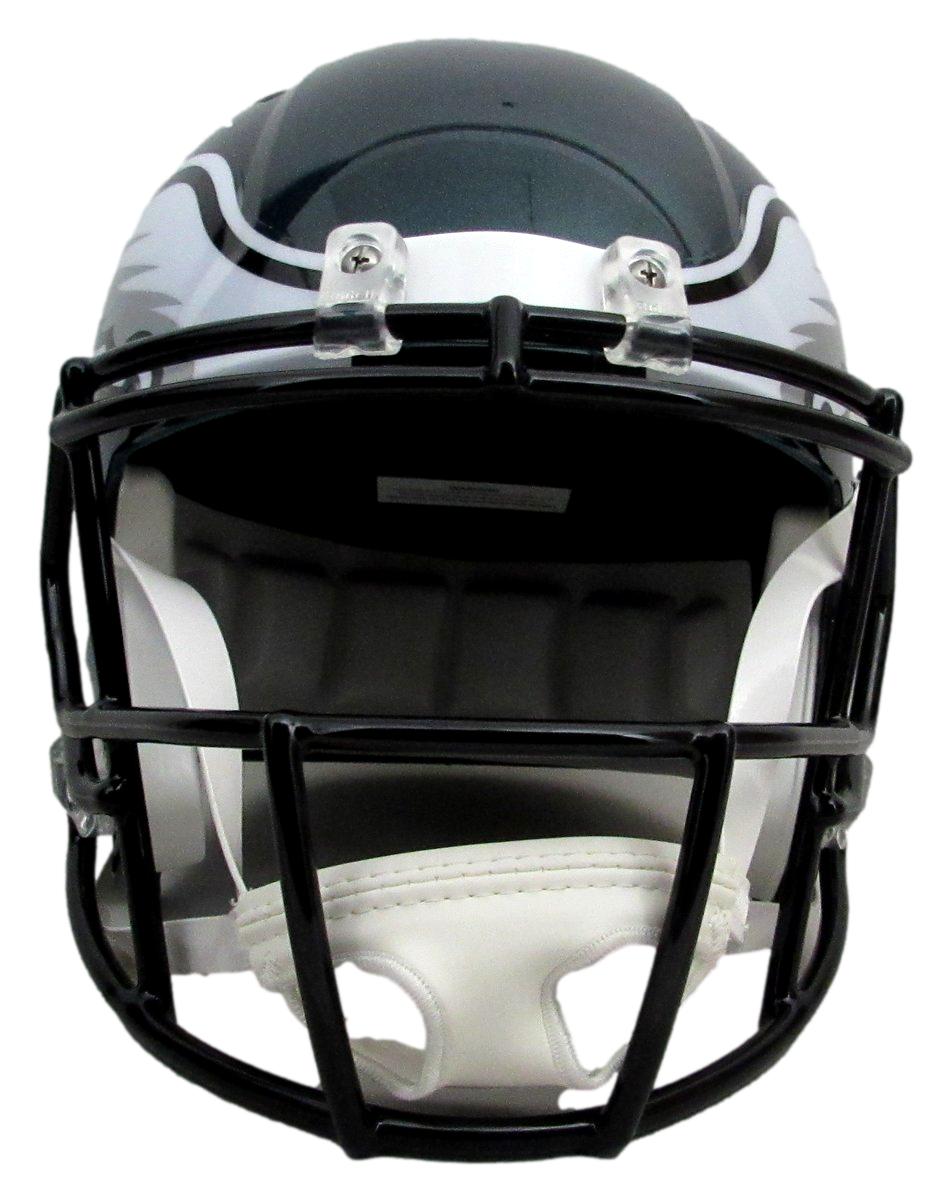 Lane Johnson Signed Green Full Size Speed Replica Helmet Eagles PSA/DNA 193552