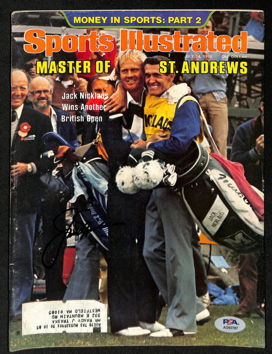 Jack Nicklaus Signed 7/24/1978 Sports Illustrated Magazine PSA/DNA 193696