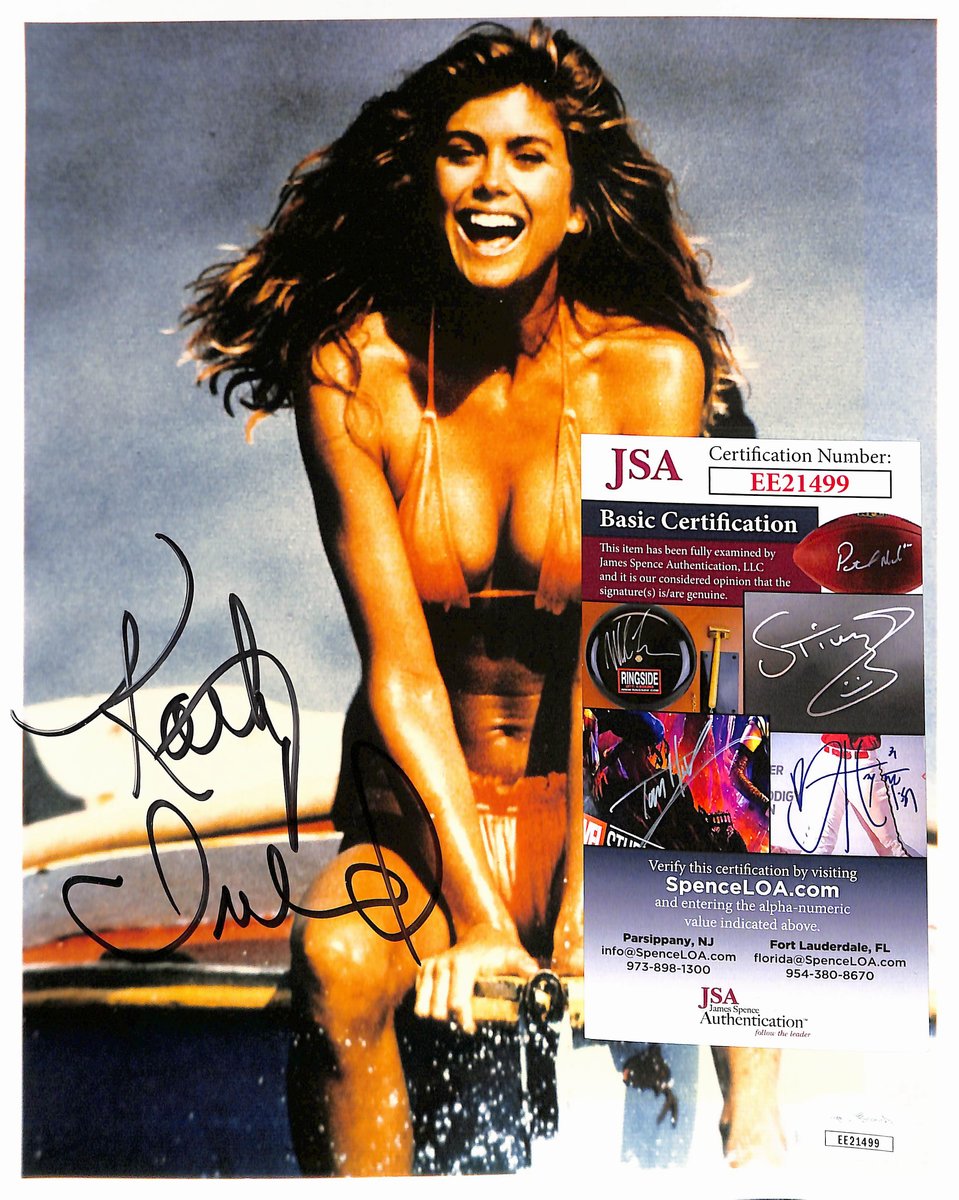 Kathy Ireland Signed/Autographed 8x10 Photo Swimsuit Model JSA 193735
