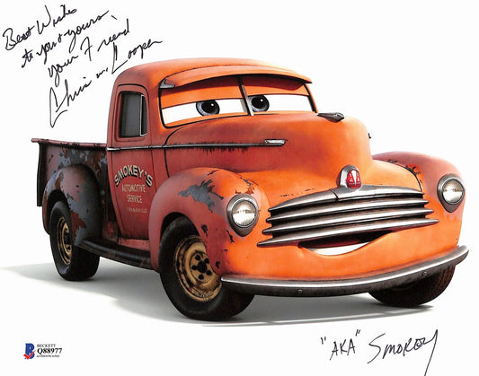 Chris Cooper Signed/Inscr 8x10 Photo Actor "Cars - Smokey" Beckett 193754