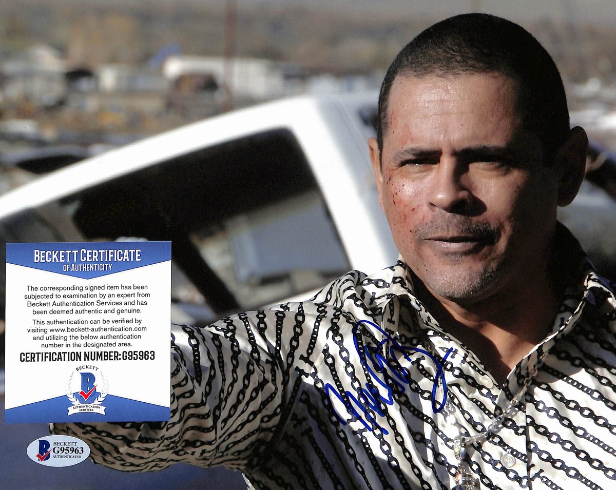 Raymond Cruz Signed/Autographed 8x10 Photo Actor "Breaking Bad" Beckett 193757