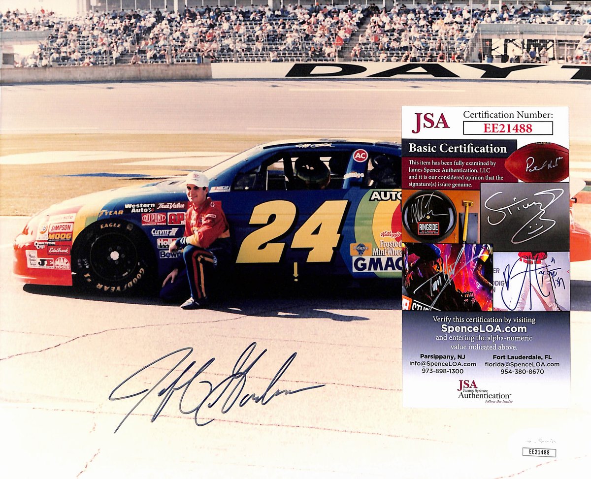 Jeff Gordon Signed/Autographed 8x10 Photo NASCAR Race Driver JSA 193781