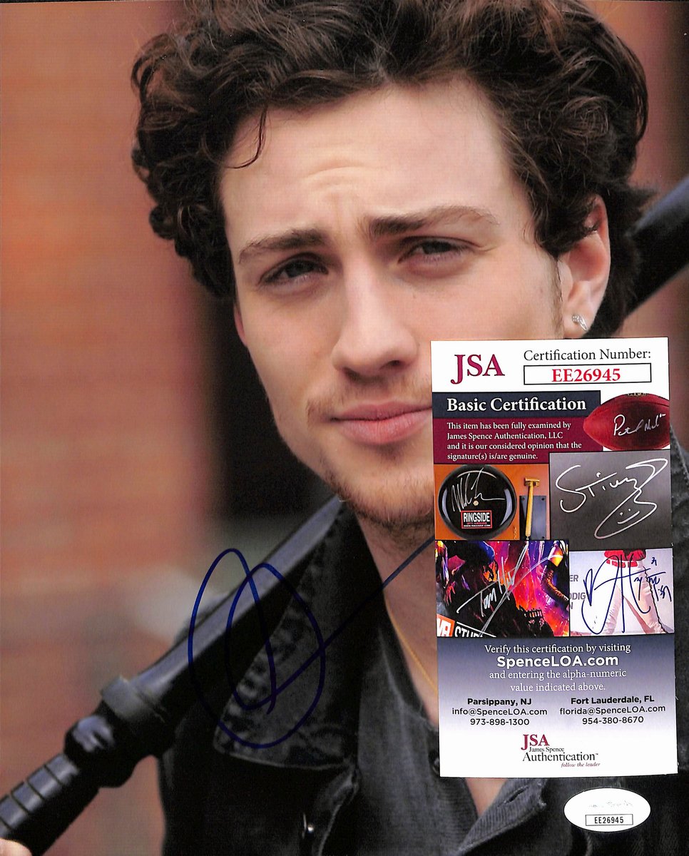 Aaron Taylor-Johnson Signed/Autographed 8x10 Photo Actor JSA 193701
