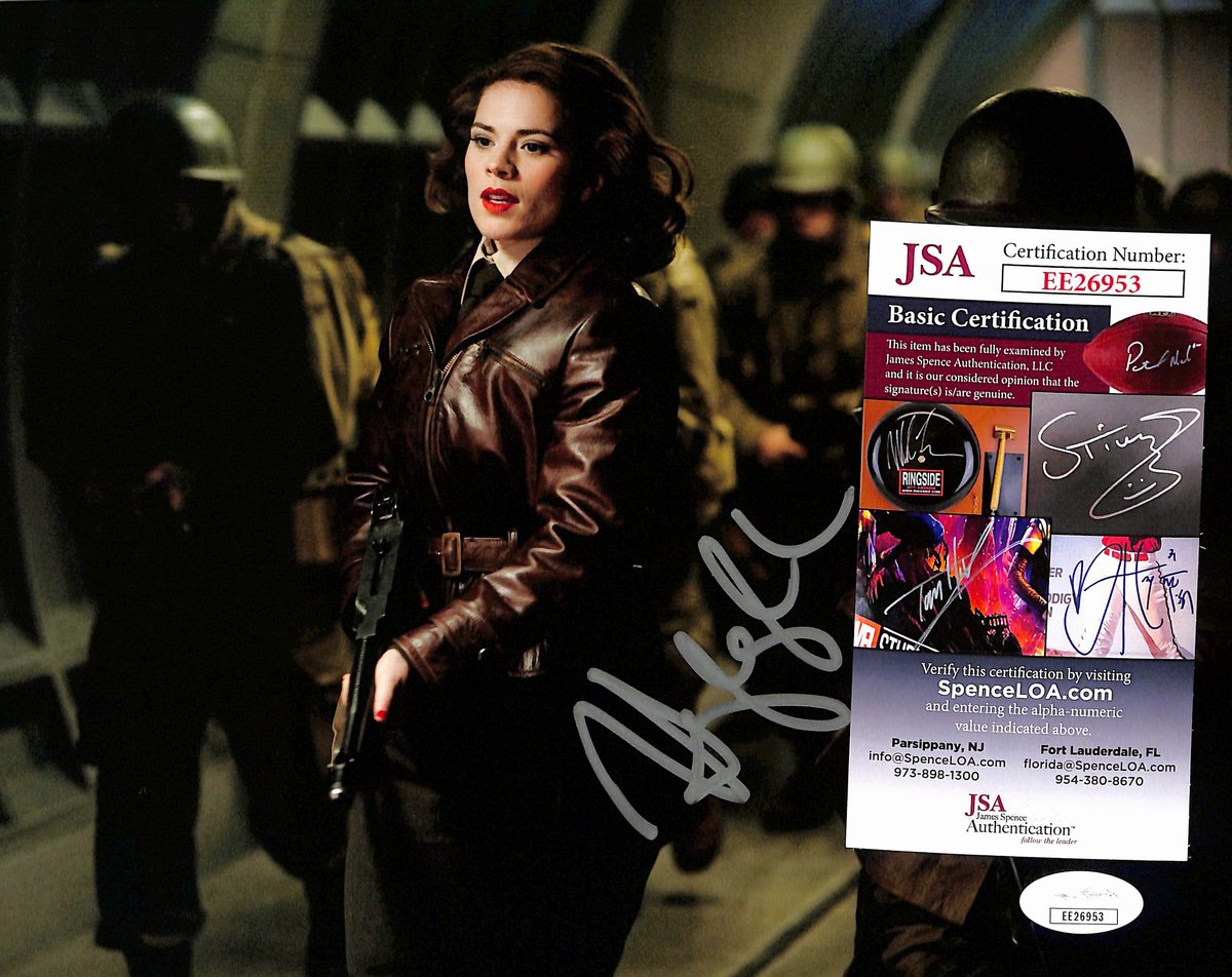 Haley Atwell Signed/Autographed 8x10 Photo "Captain America" JSA 193708