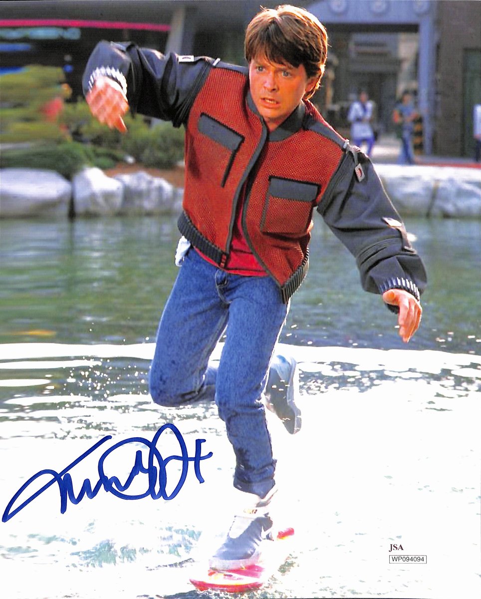 Michael J. Fox Signed/Autographed 8x10 Photo "Back to the Future" JSA 193709