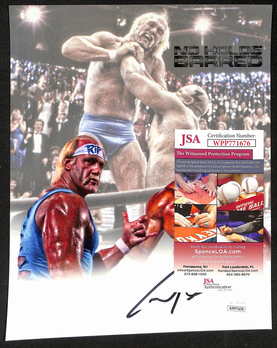 Tiny Lister Signed/Autographed 8x10 Photo Wrestling JSA 193715