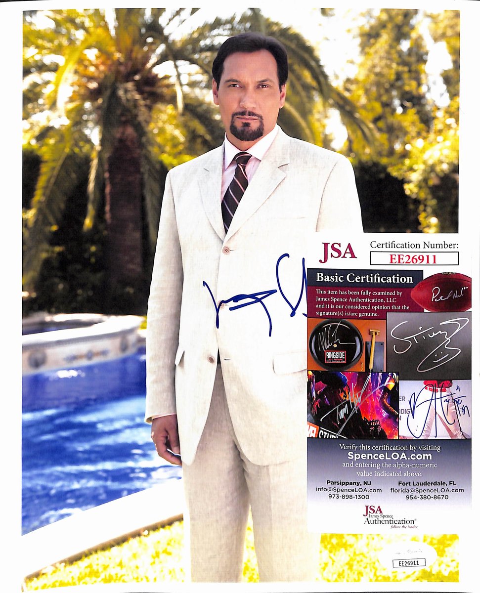 Jimmy Smits Signed/Autographed 8x10 Photo Actor JSA 193728