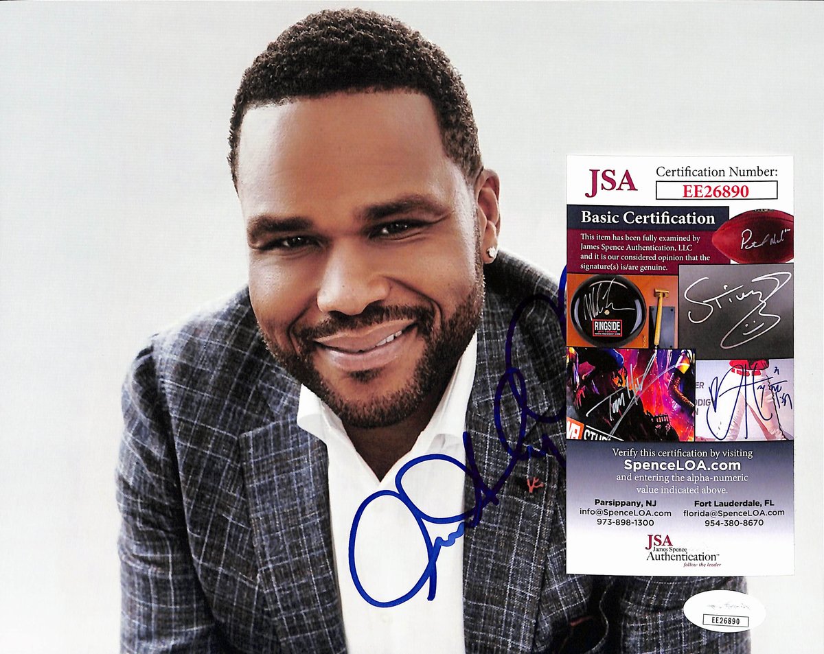 Anthony Anderson Signed/Autographed 8x10 Photo Actor JSA 193730