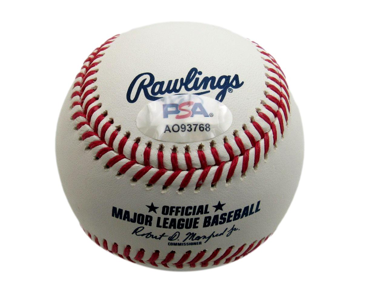 Max Scherzer Signed/Autographed OML Baseball Texas Rangers PSA/DNA 194369