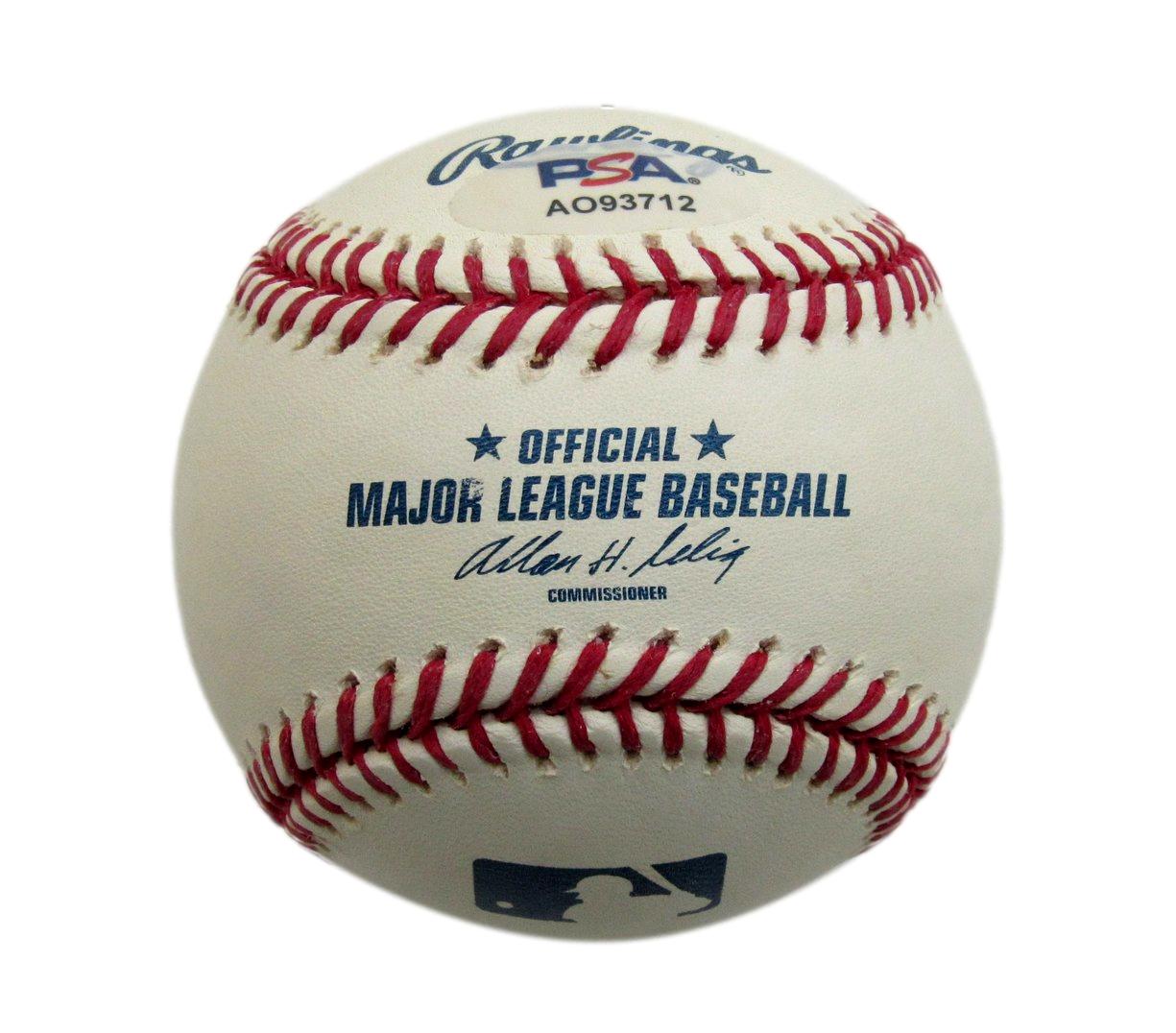 Kevin Costner Signed/Auto OML Baseball Actor "Yellowstone" PSA/DNA 194358