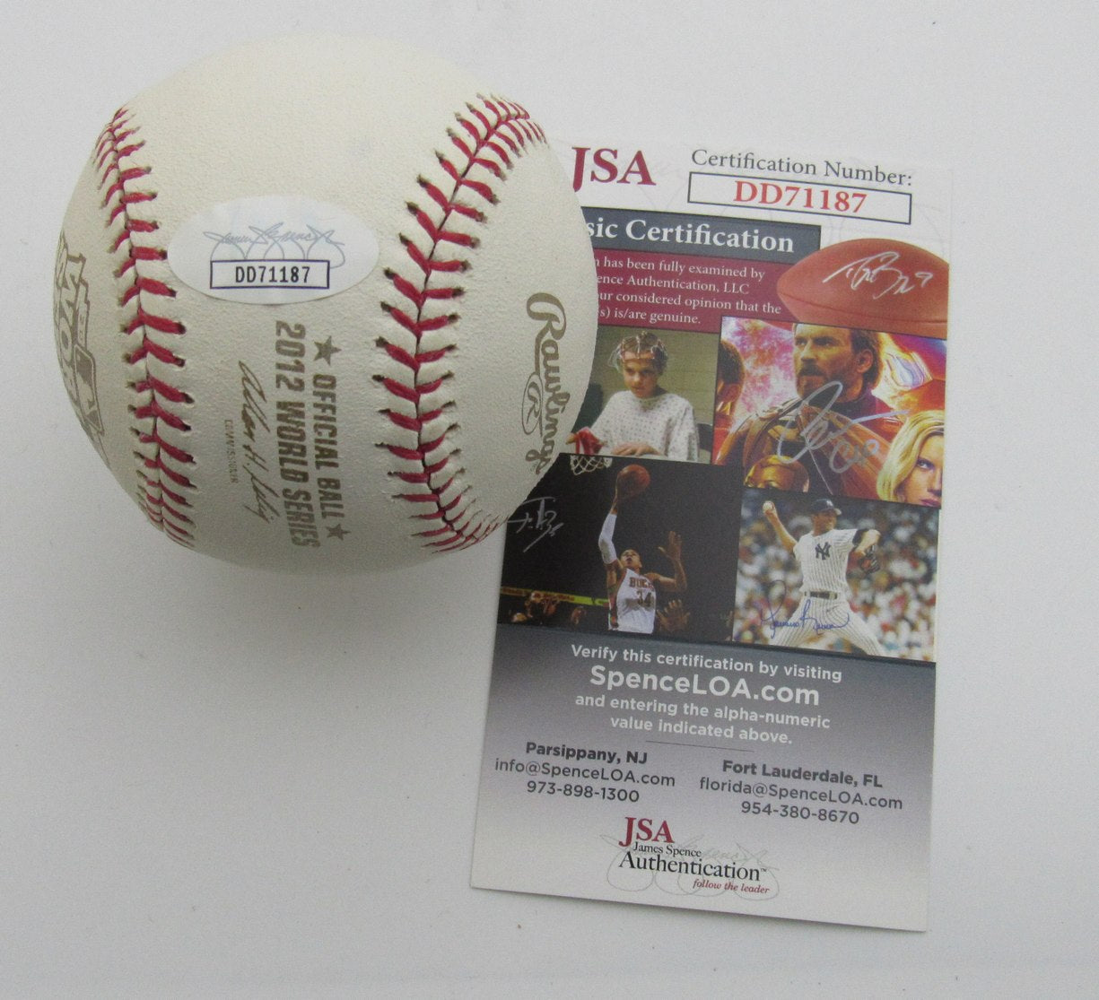 Avisail Garcia Signed/Autographed 2012 WS Baseball Detroit Tigers JSA 194345