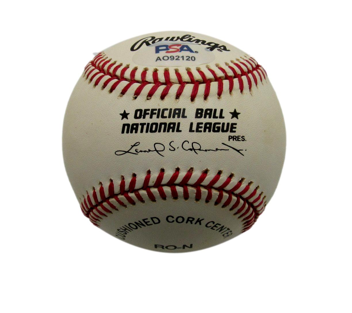 Willie McCovey HOF Signed/Autographed ONL Baseball Giants PSA/DNA 194383