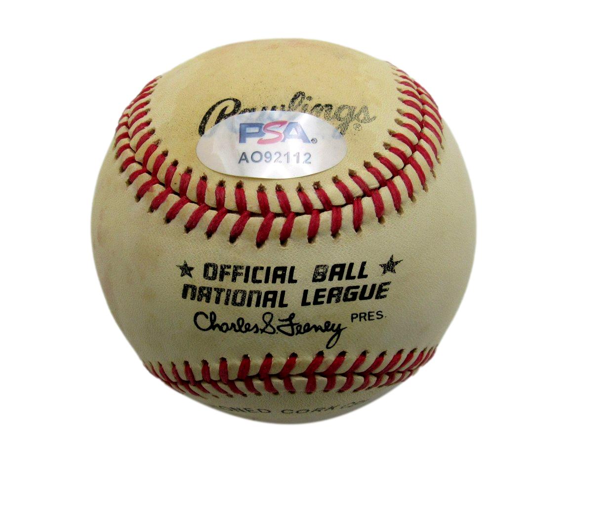 Harvey Haddix Signed/Auto ONL Baseball Pirates Perfect Game PSA/DNA 194388