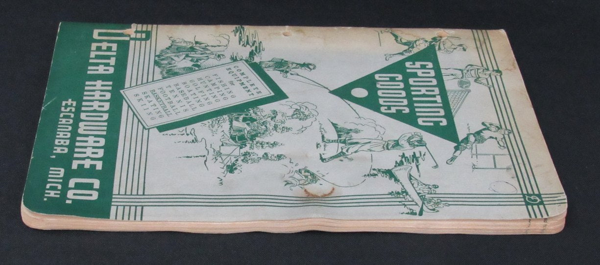 1938 Delta Hardware Company Sporting Goods Catalog w/ Color Flies 193477