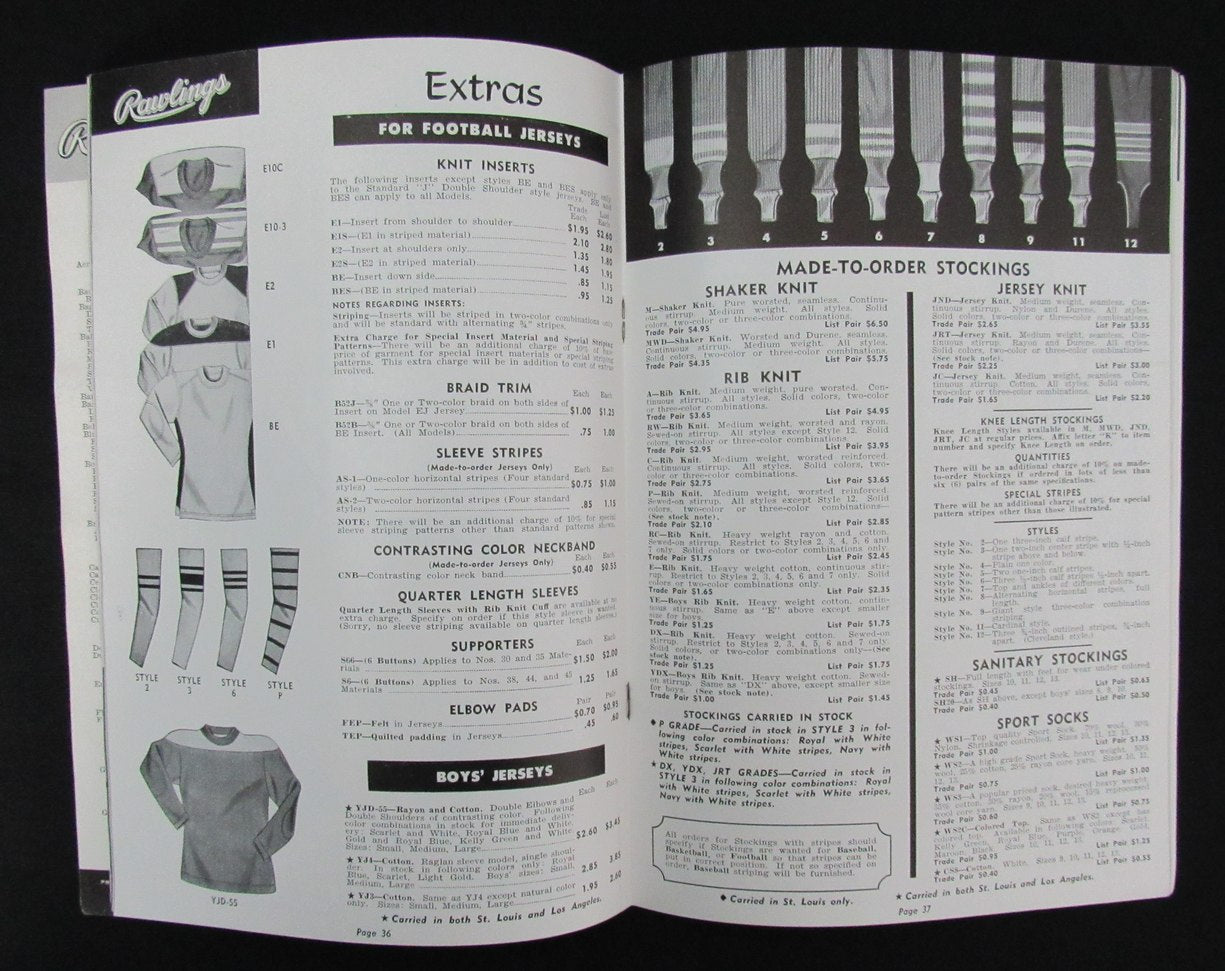 1954-55 Rawlings Fall and Winter Athletic Equipment Catalog 193479