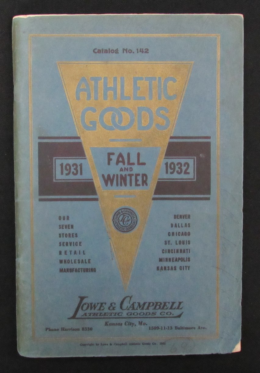 1931-1932 Lowe & Campbell Fall & Winter Athletic Goods Catalog 193485