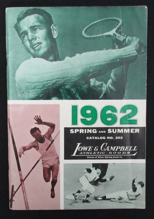 1962 Lowe & Campbell Spring & Summer Athletic Equipment Catalog NO. 202 193491