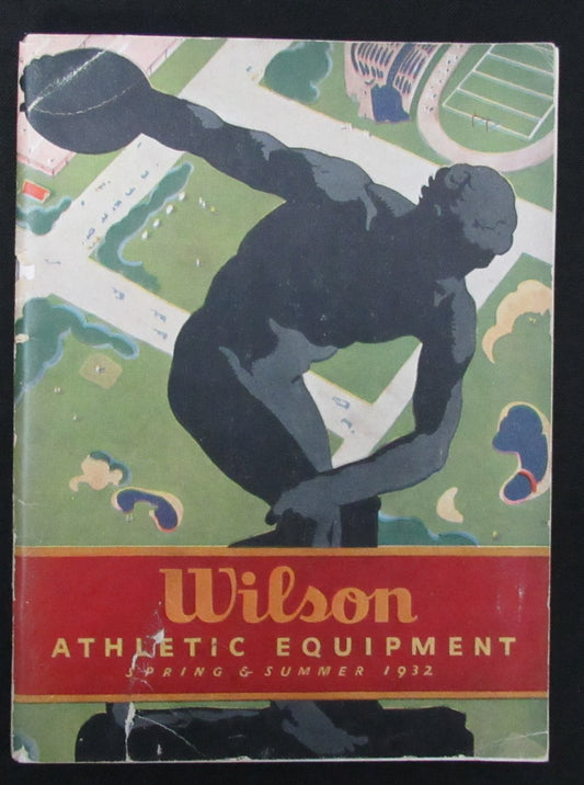 1932 Wilson Spring & Summer Athletic Equipment Catalog 193497