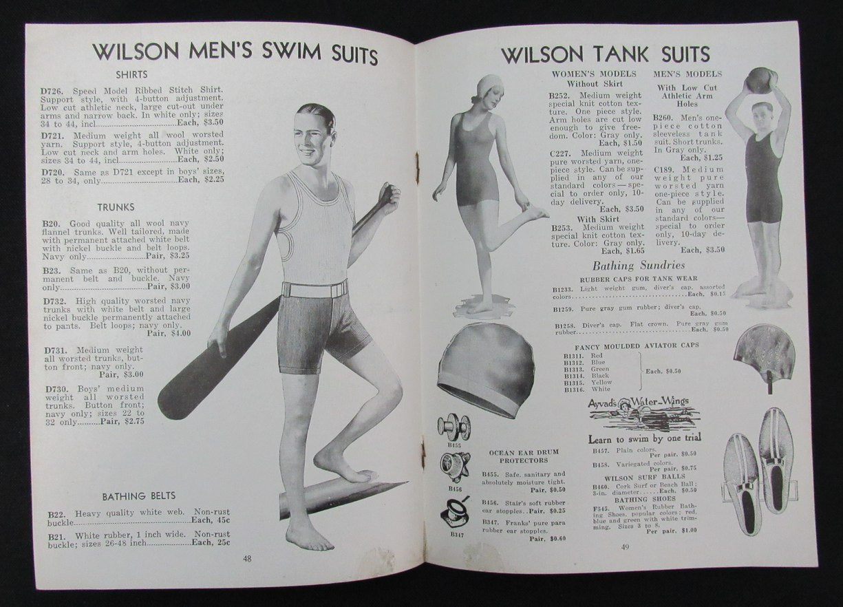 1932 Wilson Spring & Summer Athletic Equipment Catalog 193497