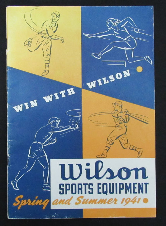 1941 Wilson Spring & Summer Sports Equipment Catalog 193499