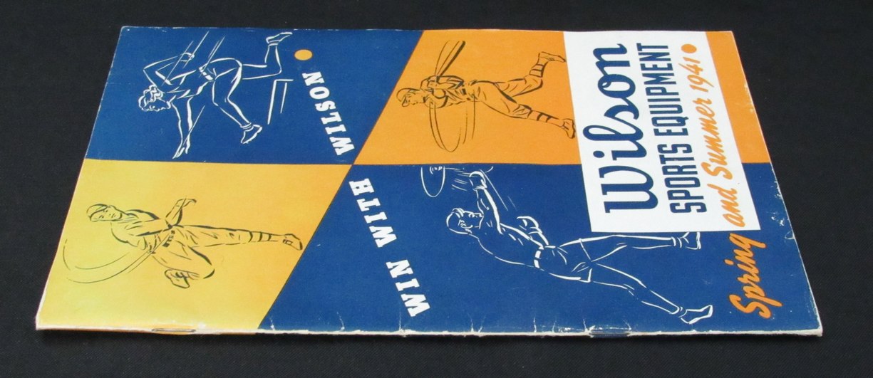 1941 Wilson Spring & Summer Sports Equipment Catalog 193499