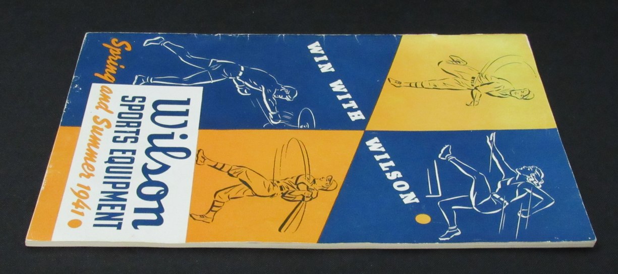 1941 Wilson Spring & Summer Sports Equipment Catalog 193499