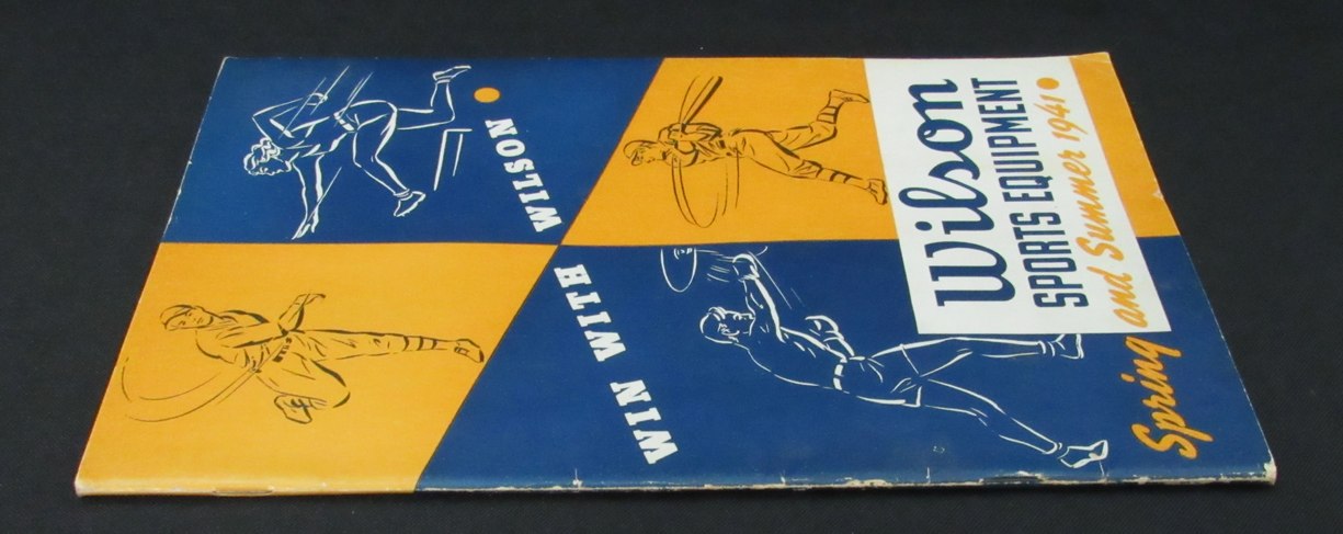 1941 Wilson Spring & Summer Sports Equipment Catalog 193500