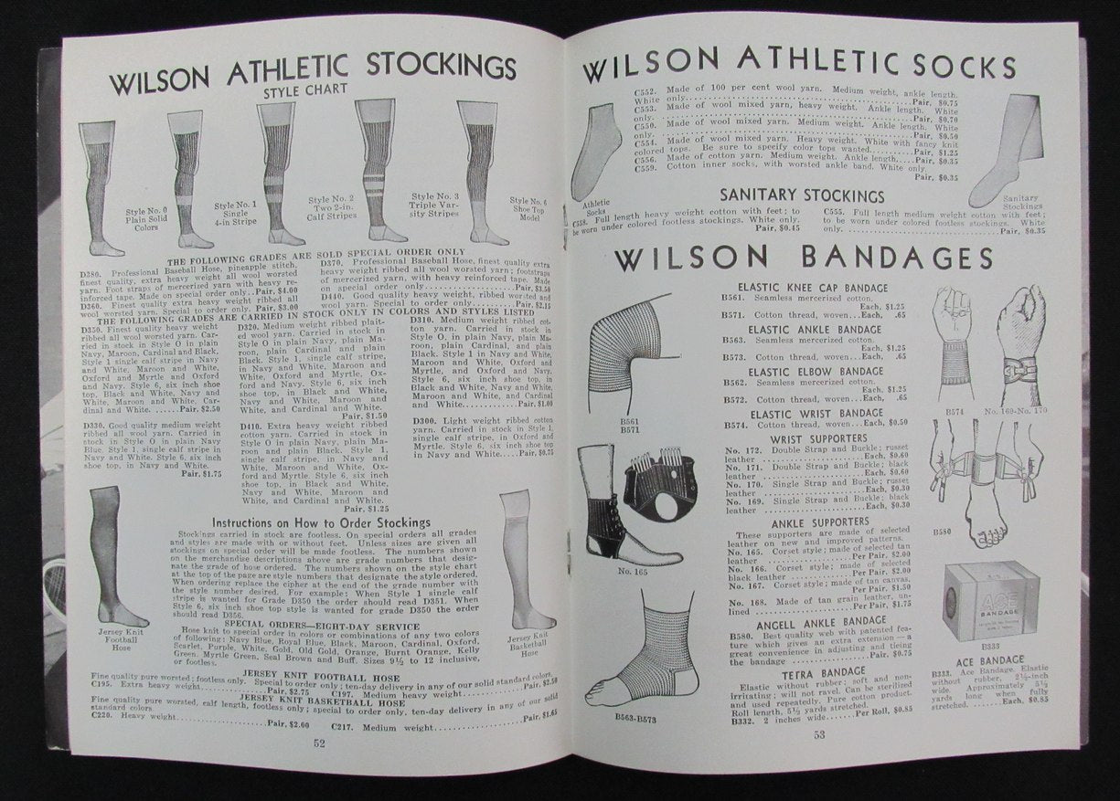1935 Wilson Spring & Summer Sports Equipment Catalog 193501
