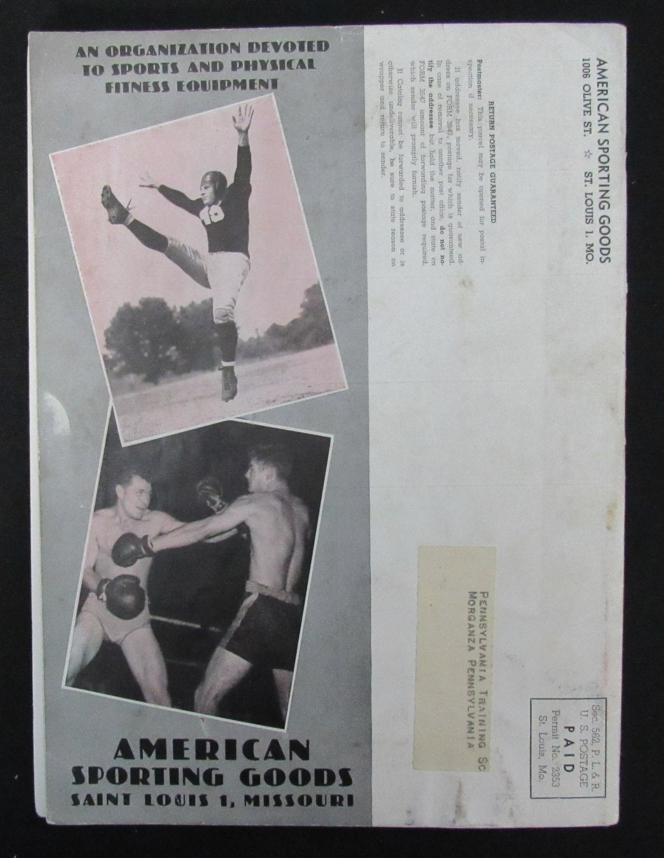 1948 American Sporting Goods Physical Fitness/Athletic Equipment Catalog 193509