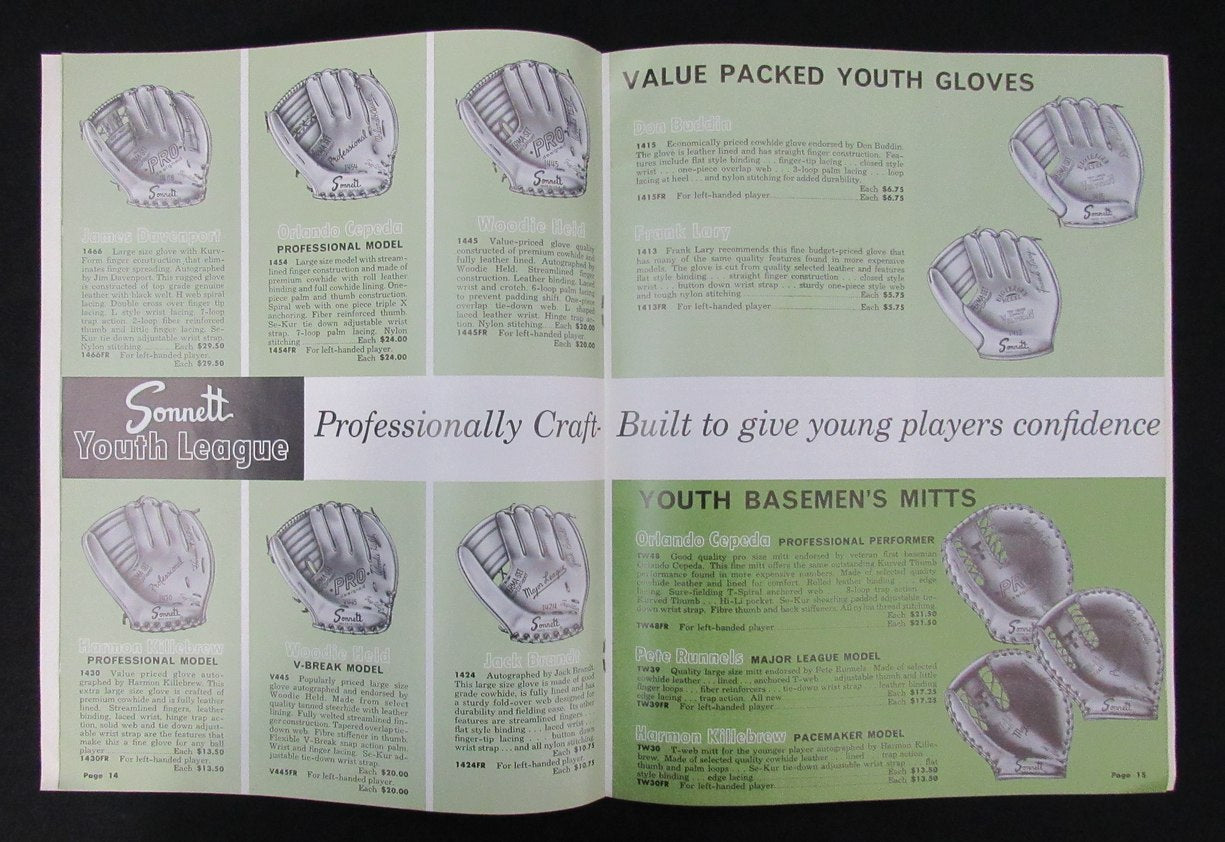 1964 Sonnett Full Year Four Season Athletic Equipment Guide 193512