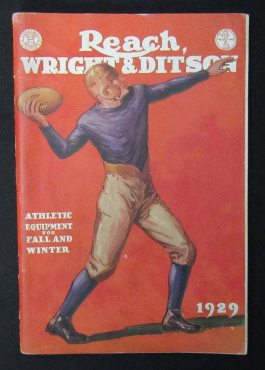 1929 Reach, Wright, & Ditson Fall and Winter Athletic Equipment Catalog 193854