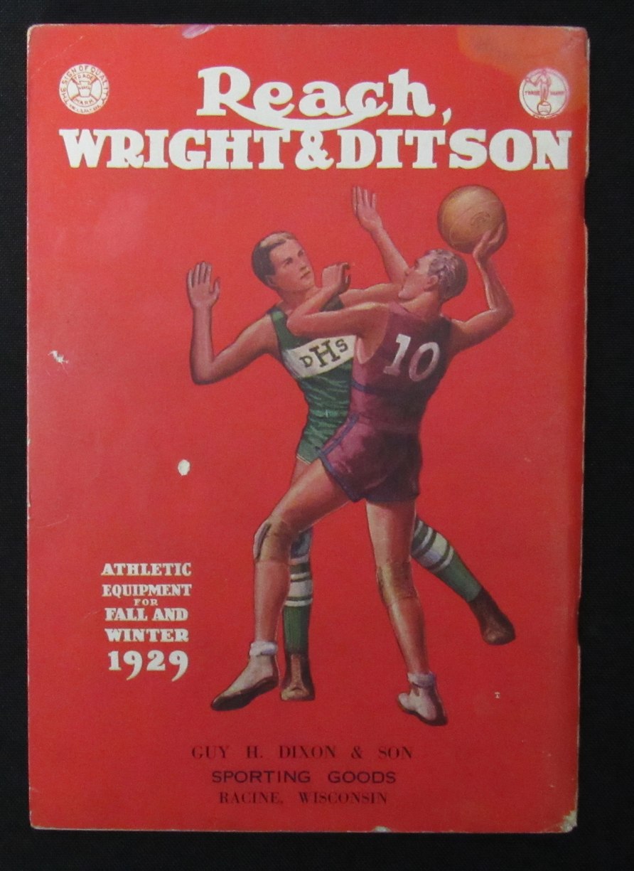 1929 Reach, Wright, & Ditson Fall and Winter Athletic Equipment Catalog 193854