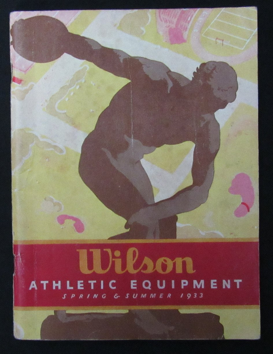 1933 Wilson Spring & Summer Sports Equipment Catalog 193855