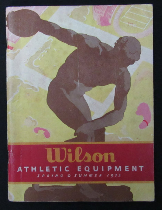 1933 Wilson Spring & Summer Sports Equipment Catalog 193855