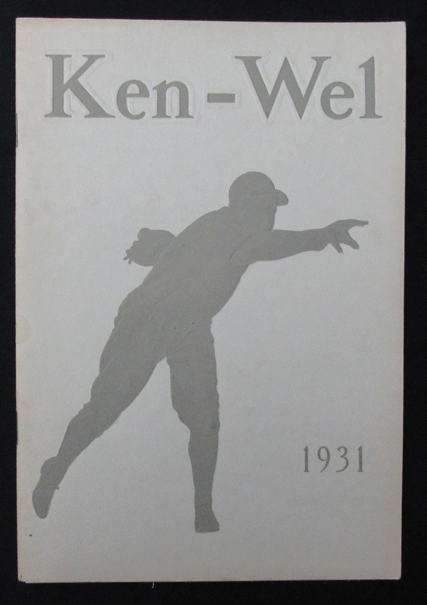 1931 Ken-Wel Sporting Goods Spring and Summer Athletic Goods Catalog 193856