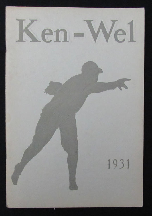 1931 Ken-Wel Sporting Goods Spring and Summer Athletic Goods Catalog 193856