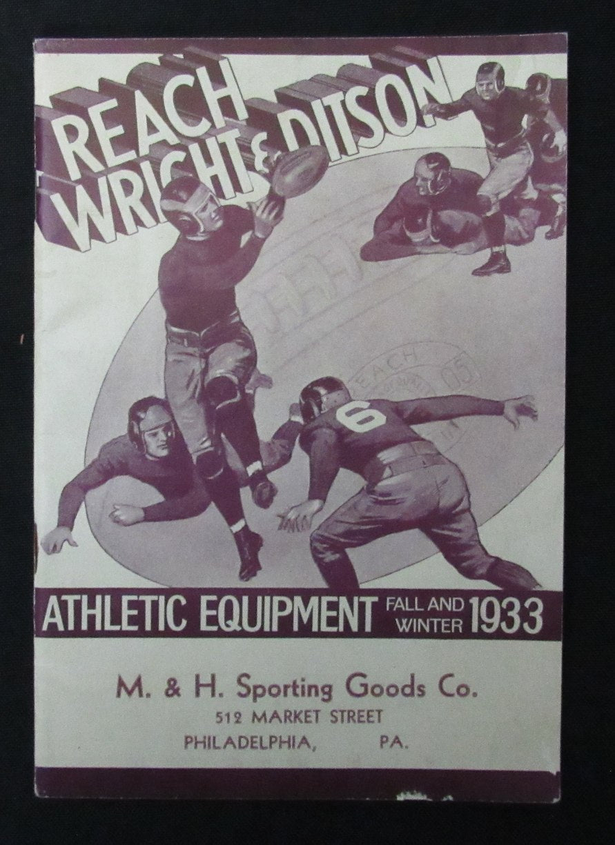 1933 Reach, Wright, & Ditson Fall and Winter Athletic Equipment Catalog 193863