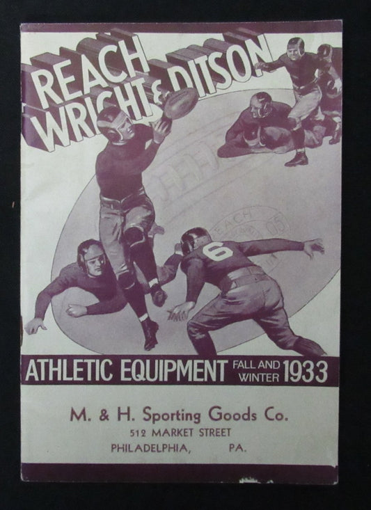 1933 Reach, Wright, & Ditson Fall and Winter Athletic Equipment Catalog 193863