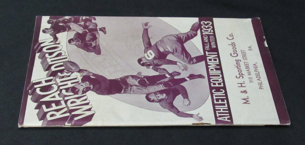 1933 Reach, Wright, & Ditson Fall and Winter Athletic Equipment Catalog 193863