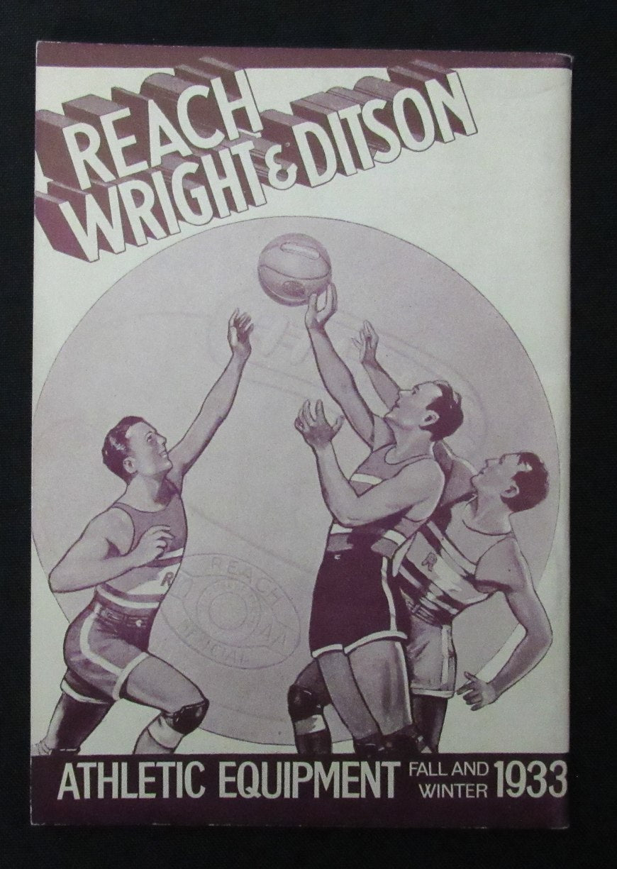 1933 Reach, Wright, & Ditson Fall and Winter Athletic Equipment Catalog 193863