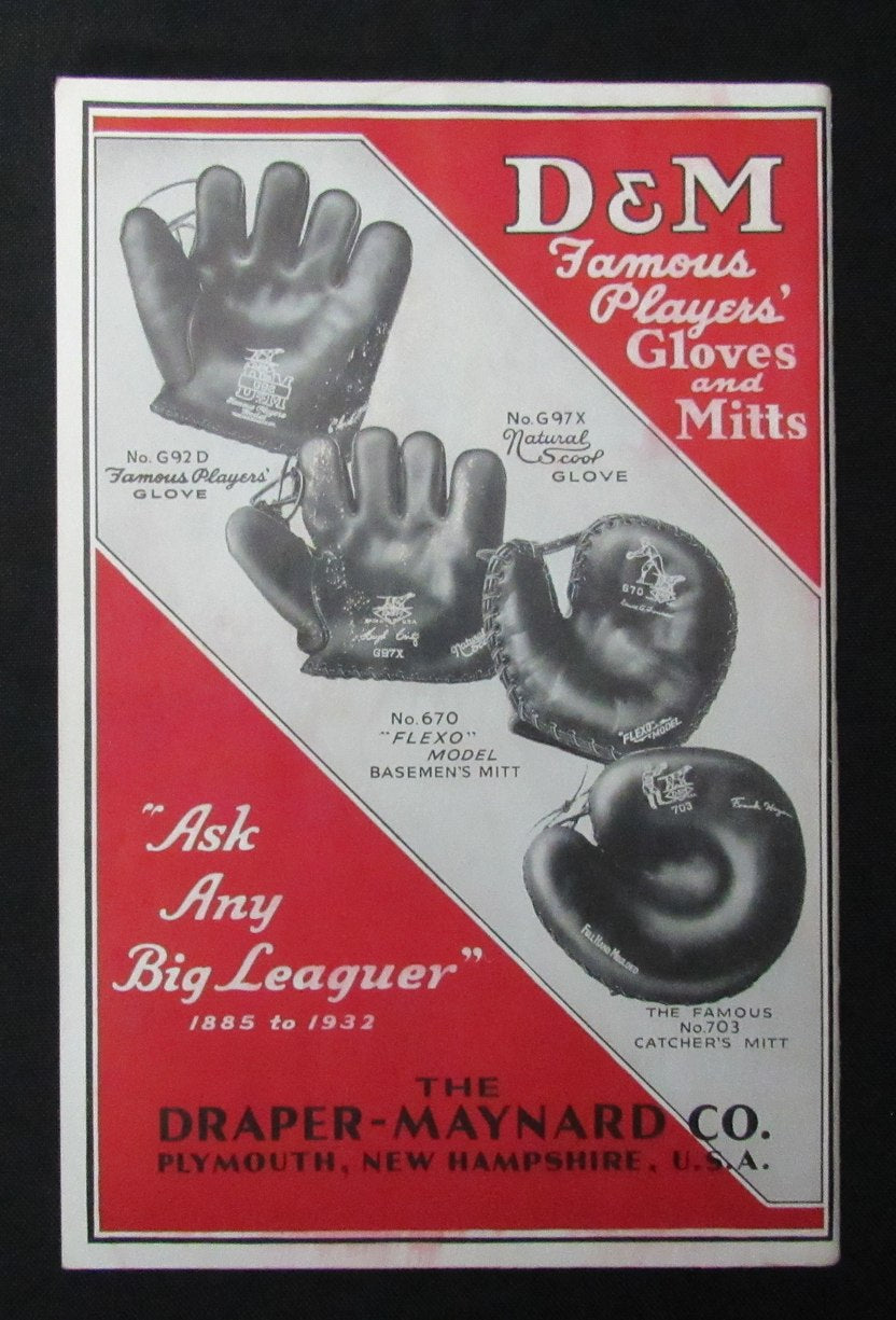 1932 D&M Spring & Summer Athletic Goods Catalog w/ Original Envelope 193864