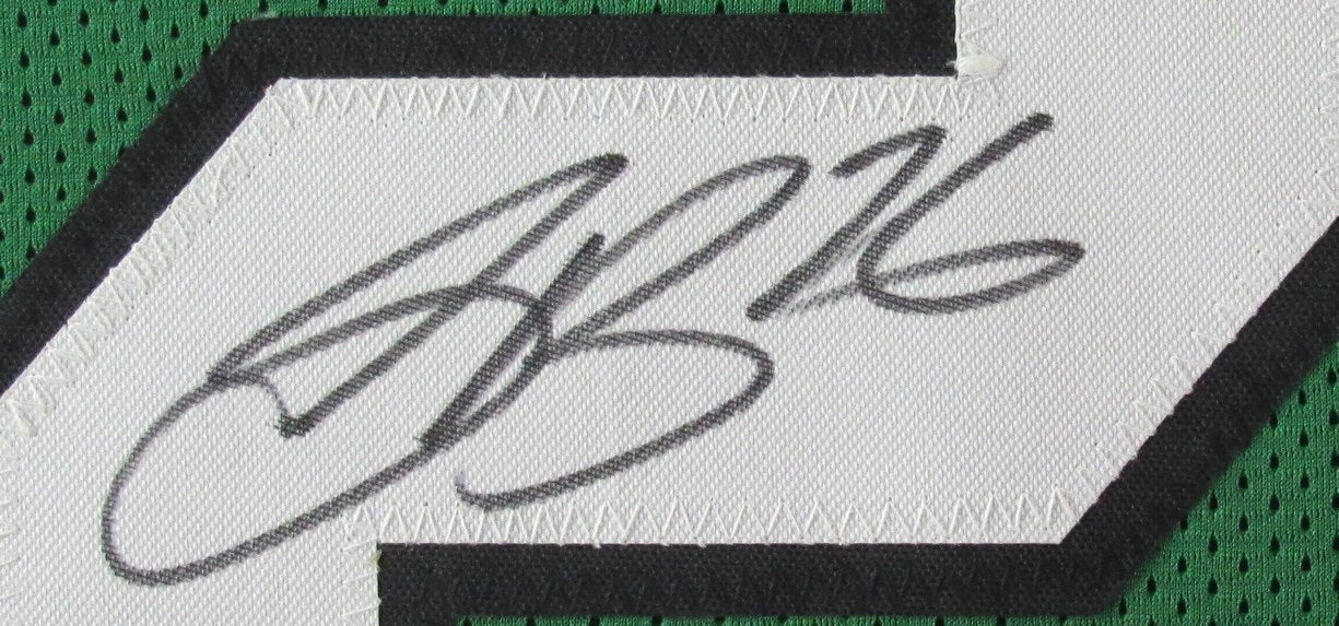Saquon Barkley Signed/Auto Eagles Green Football Jersey Framed Beckett 194416