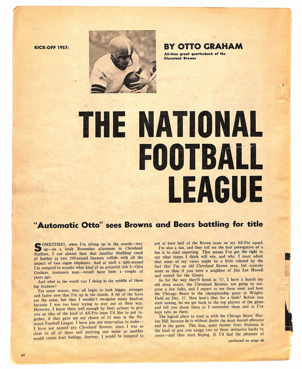 1957 NFL All-Pros Signed (9) 8.5x11 Magazine Page Photo Marchetti JSA 194951