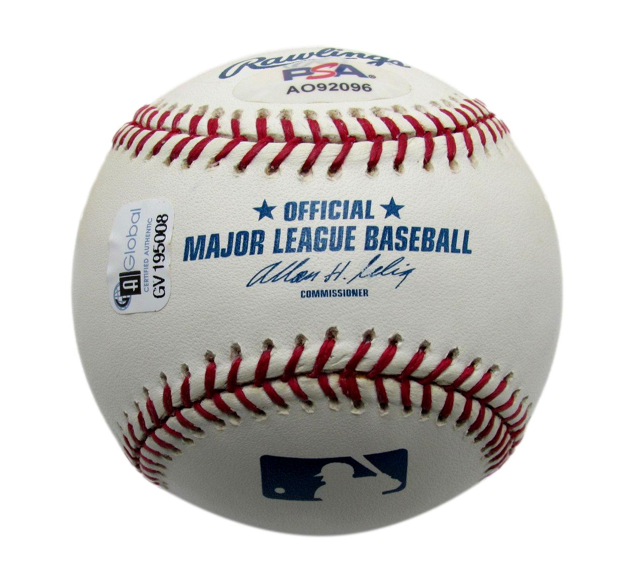 Derek Jeeter HOF Signed/Auto OML Baseball New York Yankees PSA/DNA 194410